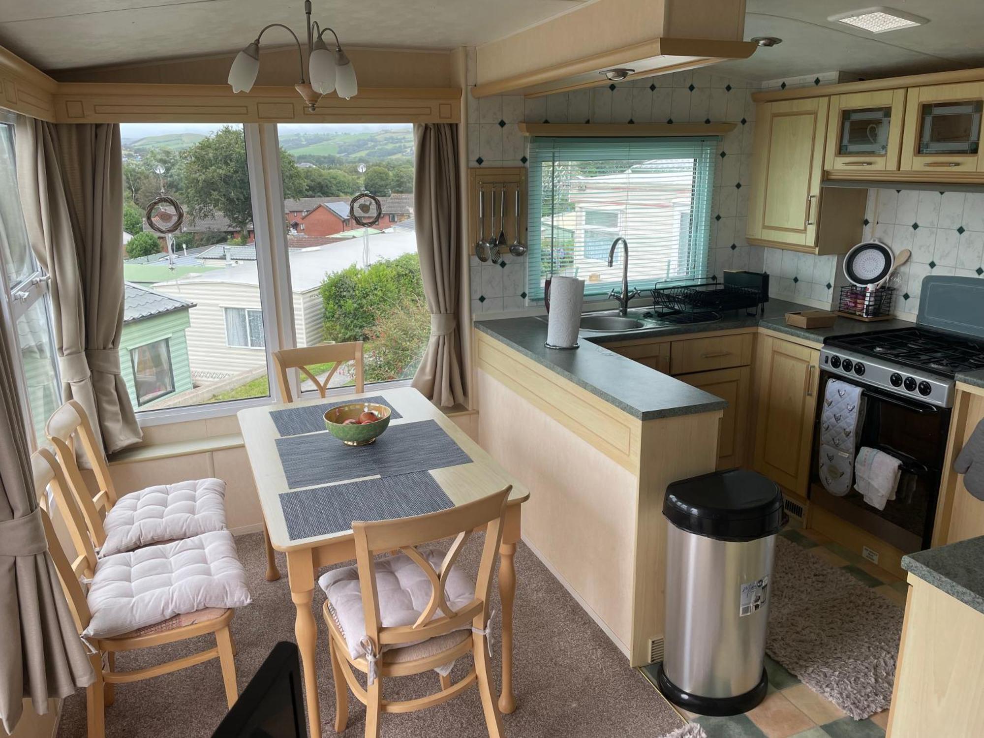 Haven On The Hill 2 Bed Caravan With Town Views Of Aberystwyth F7 외부 사진